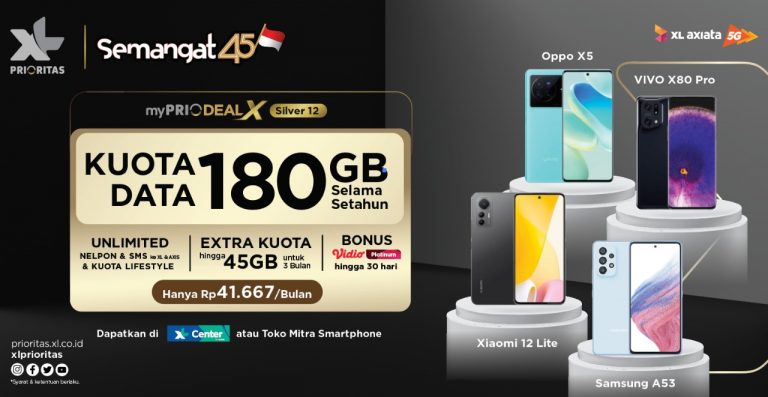 Rayakan HUT RI ke-77, XL Axiata Tebar Promo Bagi Pelanggan