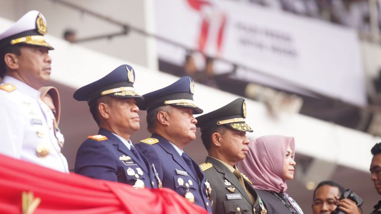 Wakasad Hadiri Peringatan HUT Bhayangkara ke-77 di GBK