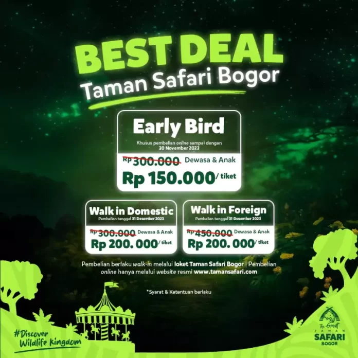 Promo Taman Safari Bogor