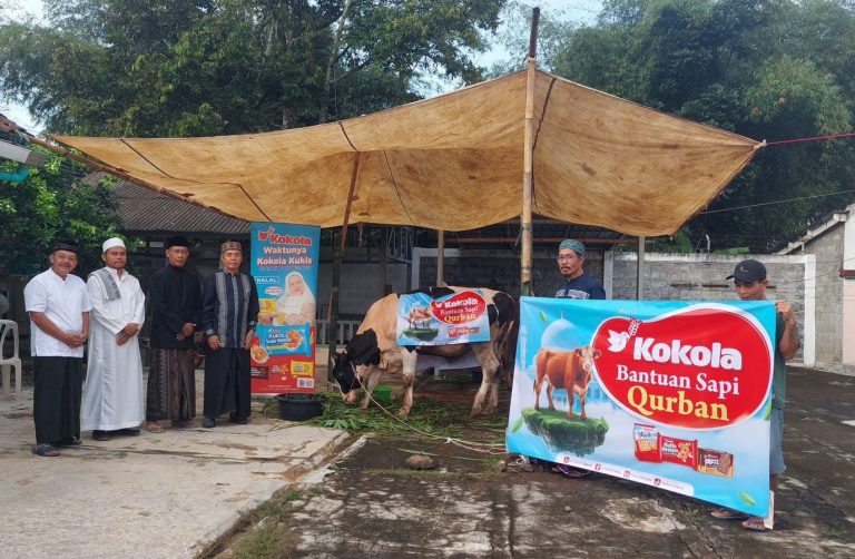 Kokola Group Salurkan Hewan Kurban, Tebarkan Kebahagiaan Idul Adha Bersama Mamah Dedeh
