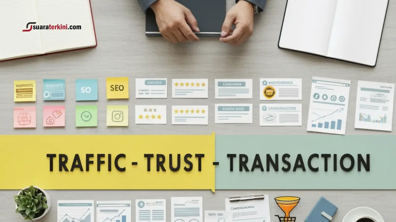 Strategi Mengubah Trafik Jadi Trust Lalu Jadi Transaksi