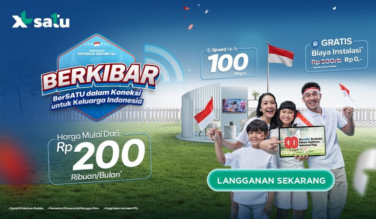 XL SATU Hadirkan Promo Spesial, BERKIBAR, BerSATU dalam Koneksi untk Keluarga Indonesia
