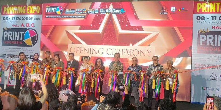 Pameran Internasional Percetakan Terbesar ALLPrint Indonesia 2025 Resmi Dibuka