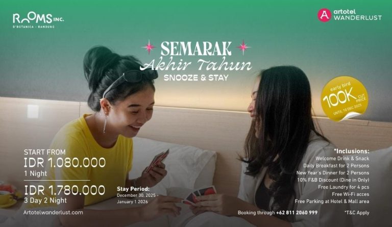 Semarak Akhir Tahun 2025 di ROOMS INC d’Botanica Bandung