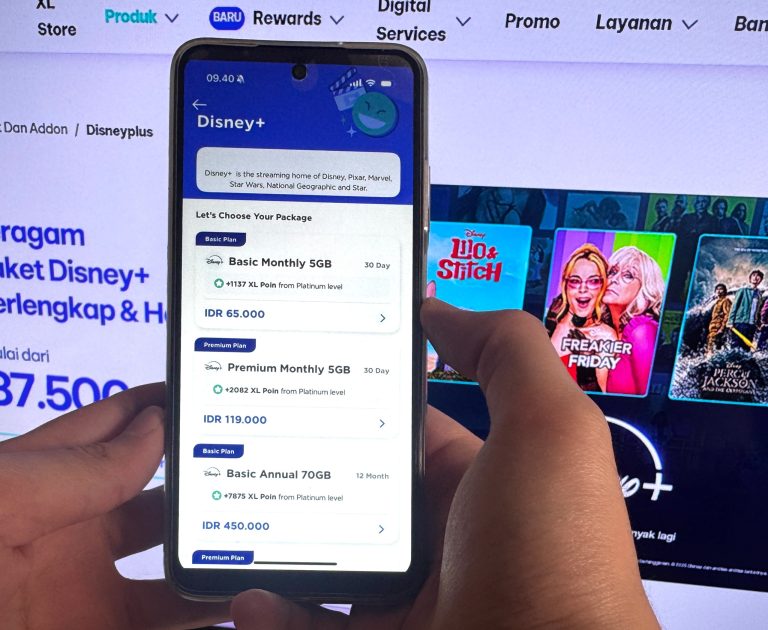 Nikmati Paket Disney+ melalui myXL, AxisNet dan SATU ON by XL SATU