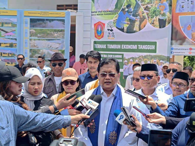 Wamen Transmigrasi Dorong Pembangunan Infrastruktur dan Pendidikan di Kawasan Transmigrasi Sumalata