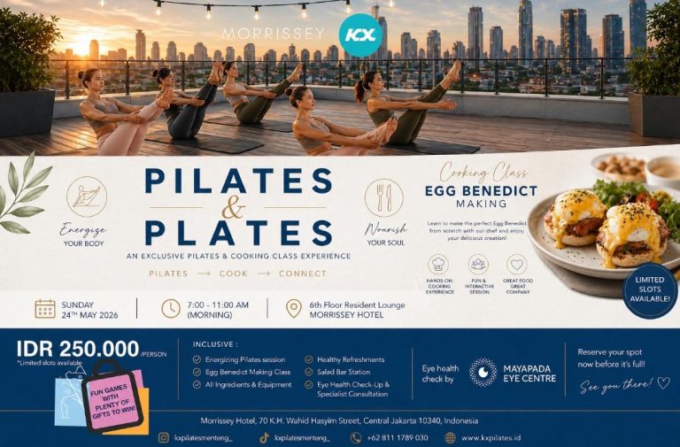Akhir Pekan Lebih Sehat: Morrissey Hotel Sajikan Pilates, Cooking Class, hingga Talkshow Lifestyle