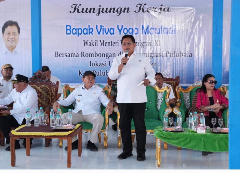 Wamen Transmigrasi Dorong Kawasan Pulubala Jadi Pusat Pertumbuhan Baru