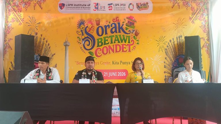 Sorak Betawi Condet 2026, Upaya Mahasiswa LSPR Menjaga Tradisi Betawi Tetap Hidup dan Berkembang