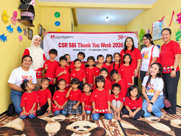 Rayakan 39 Tahun, Swiss-Belresidences Kalibata Berbagi Ceria Bersama Anak Binaan Sahabat Anak Cijantung