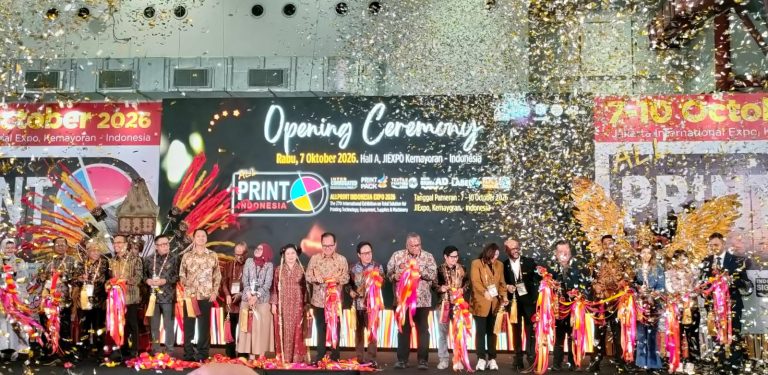 ALLPrint Indonesia 2026 Resmi Dibuka, 400 Peserta Pamerkan Teknologi Percetakan Masa Depan