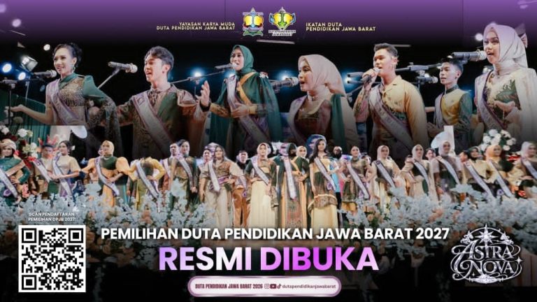 Duta Pendidikan Jawa Barat 2027 Buka Pendaftaran hingga 15 November 2026